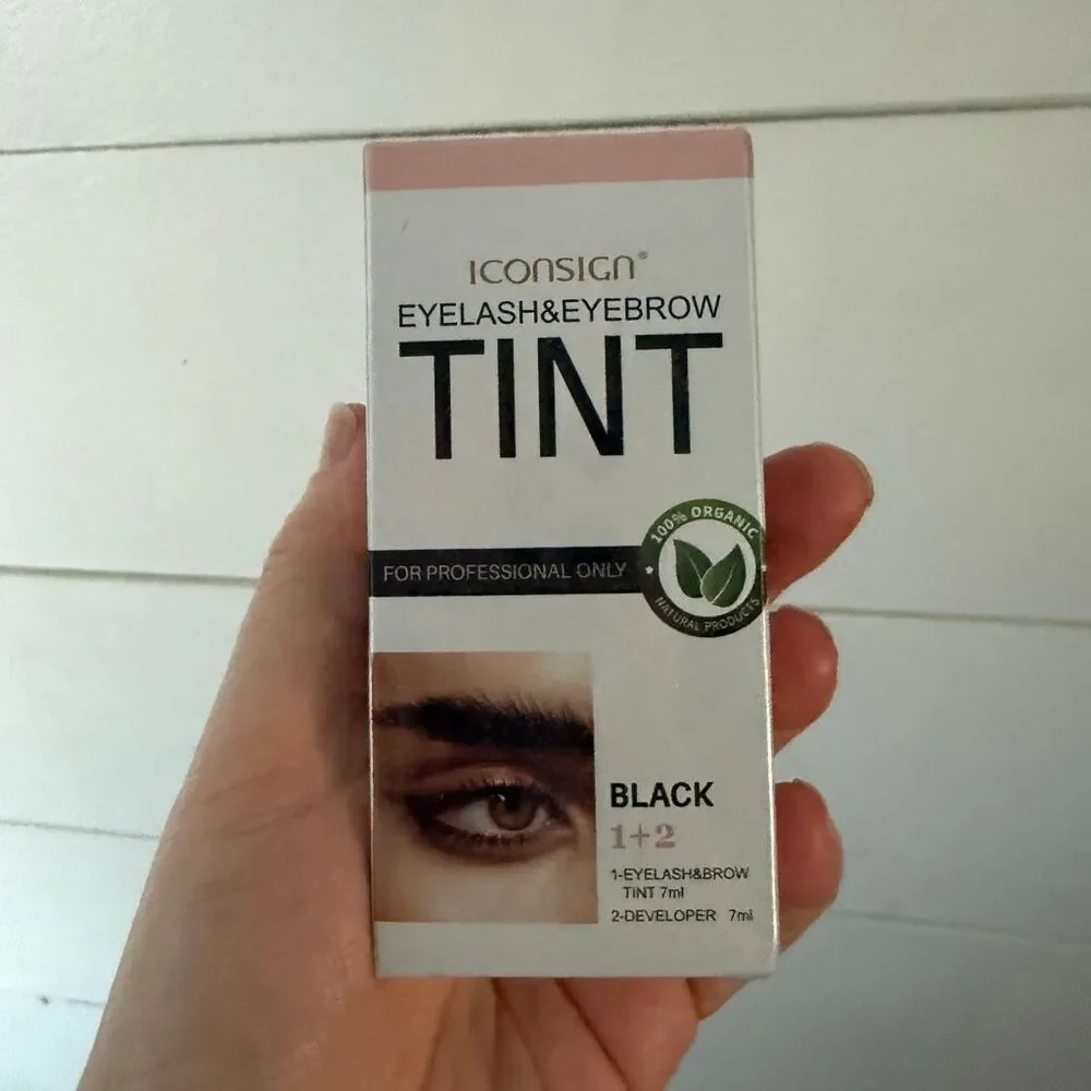 Iconsign Women’s Eyelash and Eyebrow Tint Black New Sealed